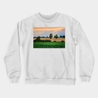 Two Trees In Wheat Field 3 Crewneck Sweatshirt